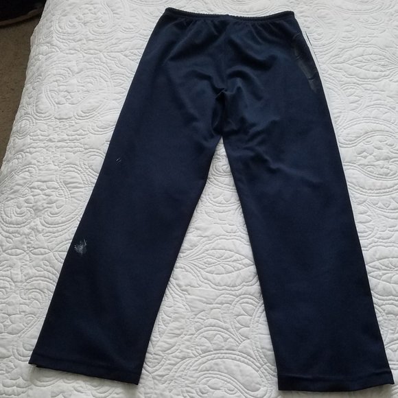 Vintage ATHLETIC WORKS Navy Classic Track Pants Elastic waist - Picture 2 of 8